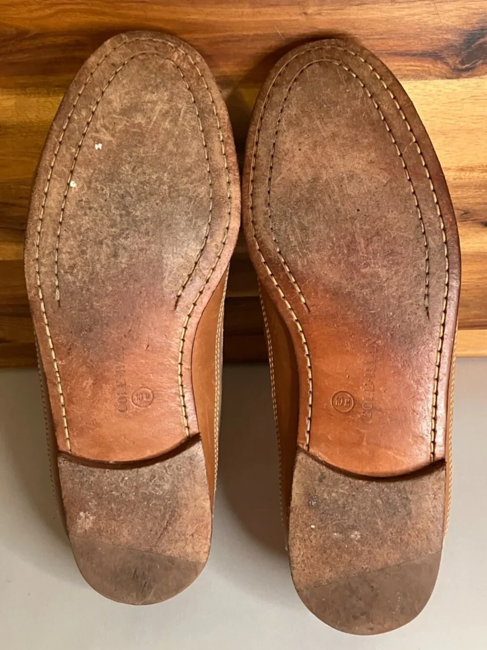 Vintage Cole Haan Country Men's 10M Boat Shoe Loafers Leather Made in Brazil 59